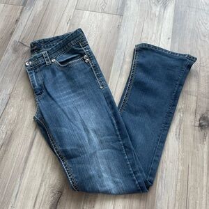 Seven7 Blue Denim Bootcut Lowrise Jeans